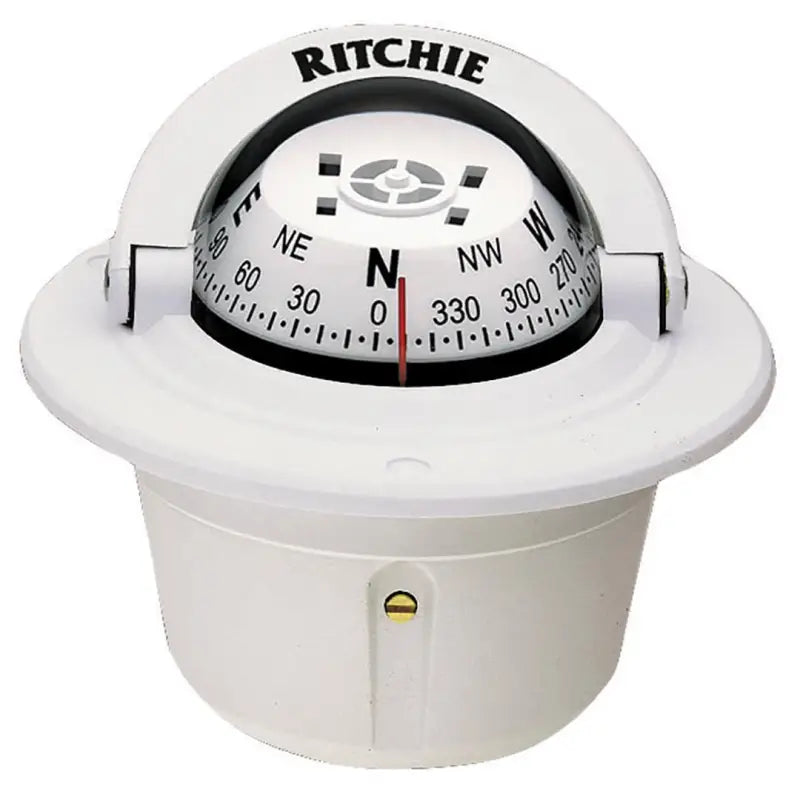 F-50W Ritchie Navi Compass Flush Mnt 2.75'Dial White ritf50w