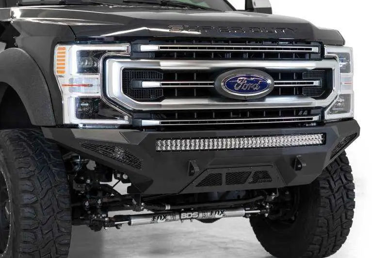 F171193030103 Addictive Desert Designs 2020 Ford Super Duty Stealth Fighter Front Bumper addf171193030103