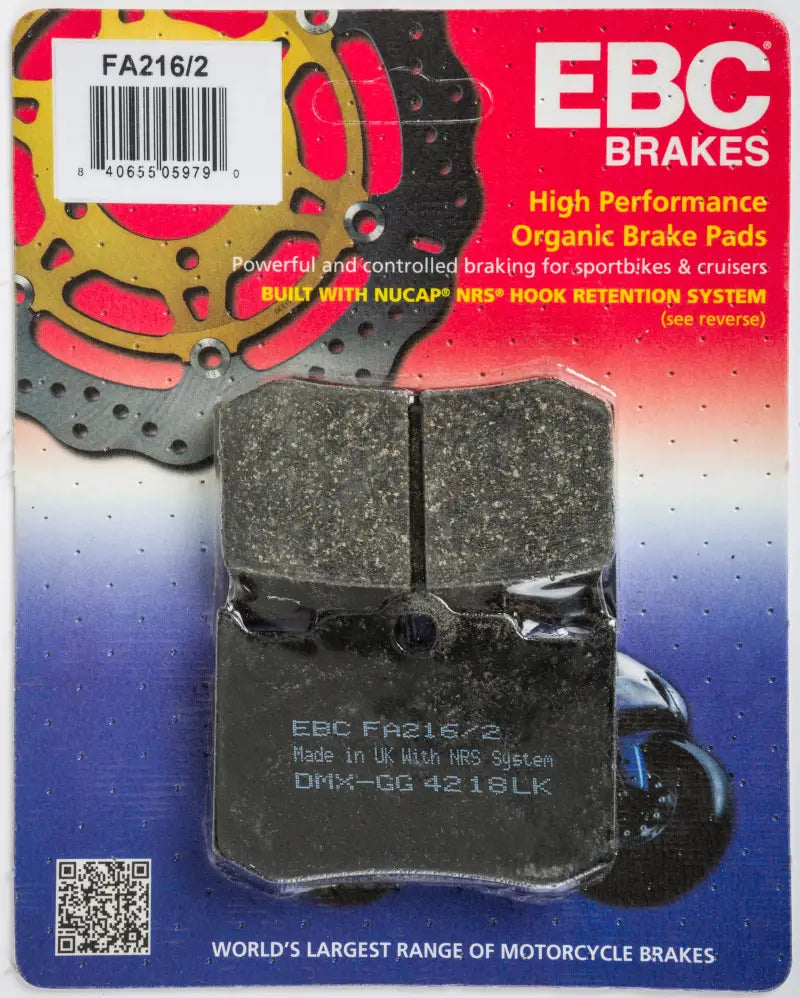 FA216/2 Aftermarket Caliper Brake Pad wps-15-216-2