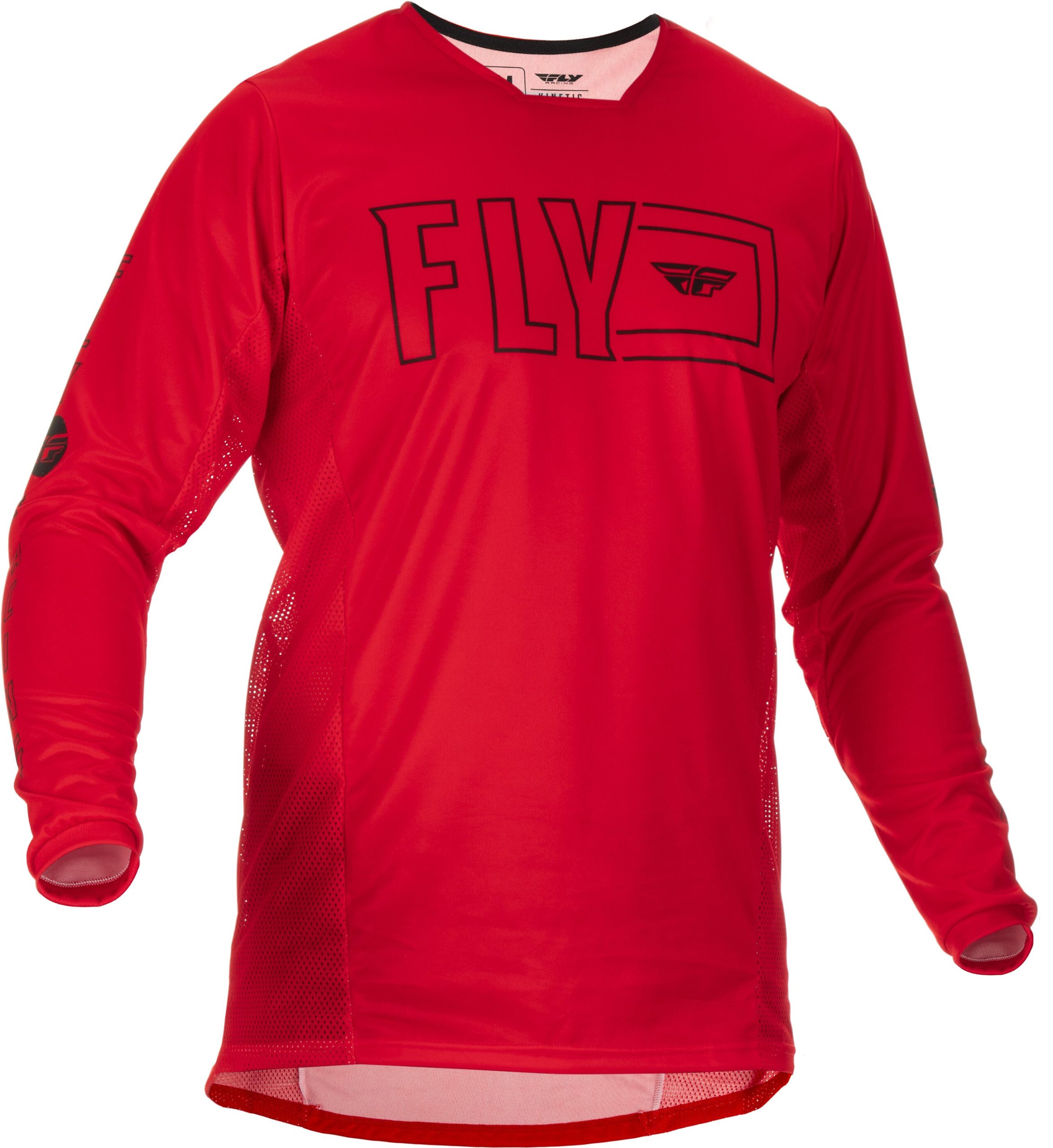 Fly Racing 375-423M Kinetic Fuel Jersey Red/Black Md WPS-375-423M-RVA