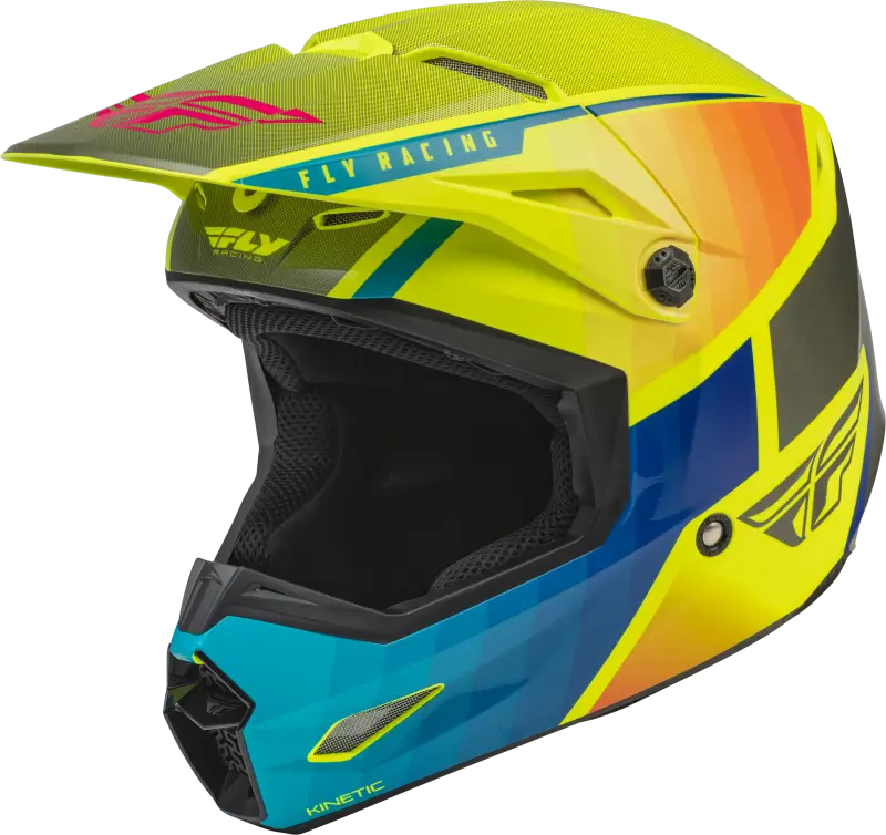Fly Racing 73-8642X Kinetic Drift Helmet Blue/Hi-Vis/Charcoal Xl wps-73-8642x-rva