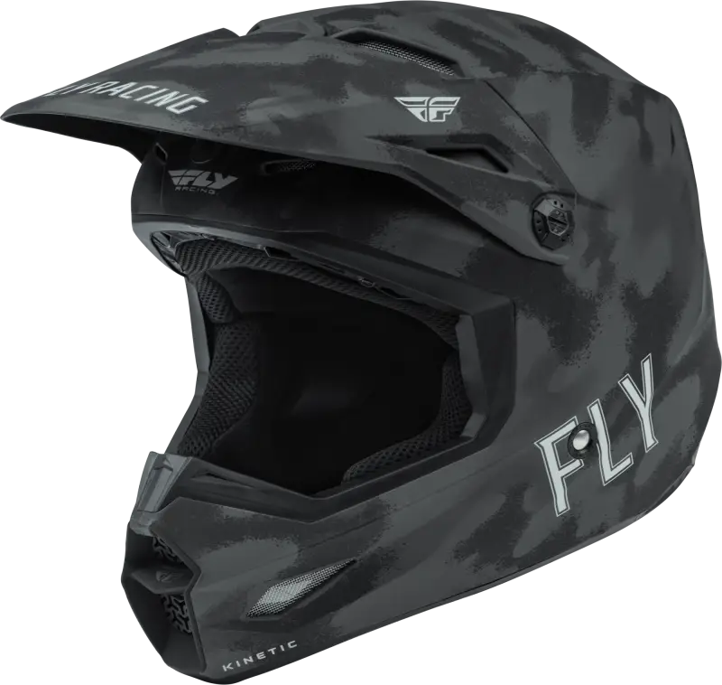 Fly Racing F73-33162X Kinetic S.E. Tactic Helmet Matte Grey Camo 2X wps-73-33162x-rva