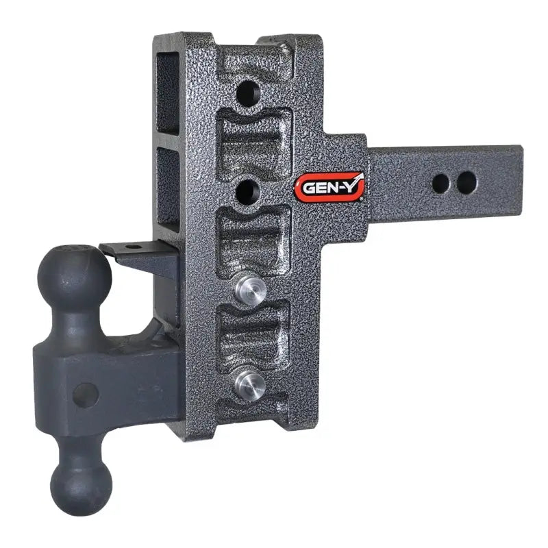 Gen-Y Mega Duty 2.5in Shank 6in Offset Drop 32K Hitch w/GH-0161 Dual-Ball/GH-0162 Pintle Lock gengh-1924