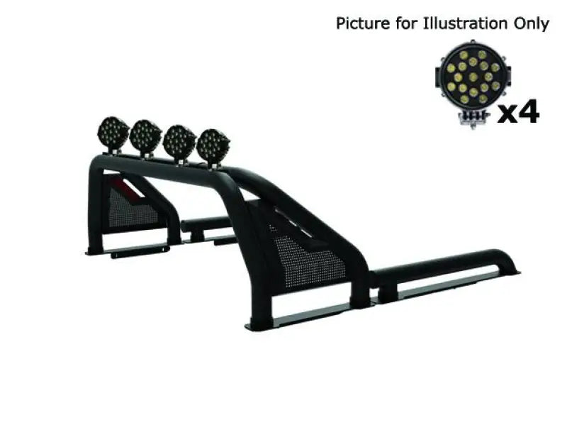 GLRB-03B-PLB Black Horse Gladiator Roll Bar Kit BLKGLRB03BPLB