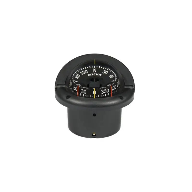 HF-743 Ritchie Navi Compass Flush Mnt 3.75'Combi Black rithf743