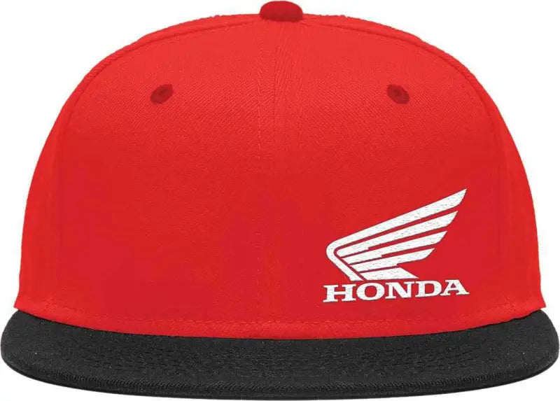 Honda Wing Snap Back Hat Red wps-862-70108