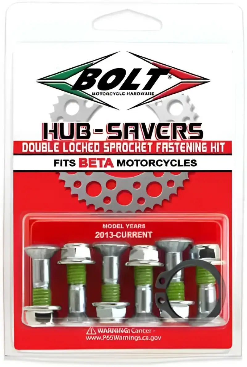 HS.BETA Bolt Hub-Savers Double Lock Sprocket Fastenrs Beta wps-020-00172
