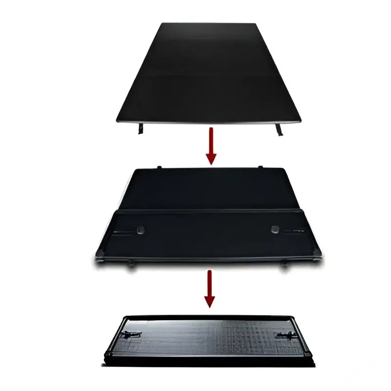 HTF-TO22 Black Horse Hard Tonneau Cover blkhtfto22