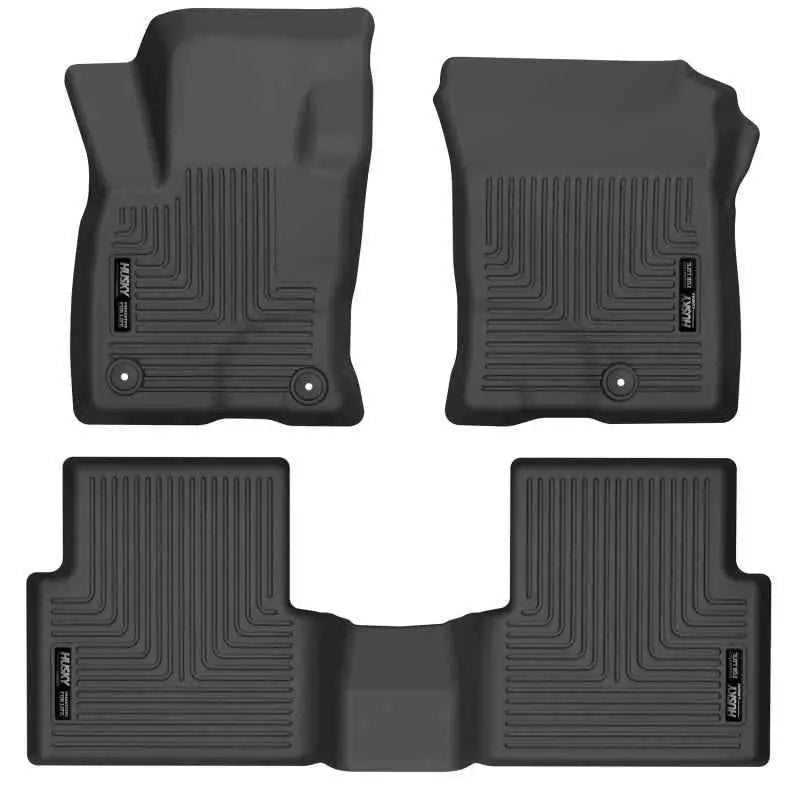 Husky Liners 21-22 Ford Bronco Sport WeatherBeater Front & 2nd Seat Floor Liners (Black) 95341