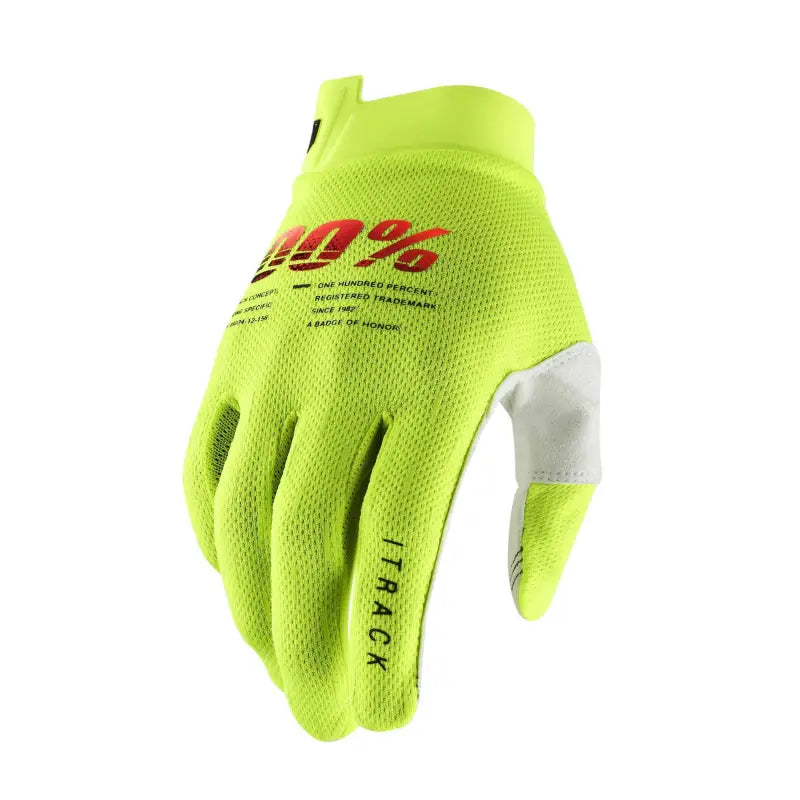 Itrack Gloves Fluo Yellow Sm wps-610-6513s
