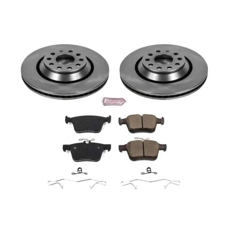 KOE7084 Power Stop 17-18 Audi RS3 Rear Autospecialty Brake Kit psbkoe7084
