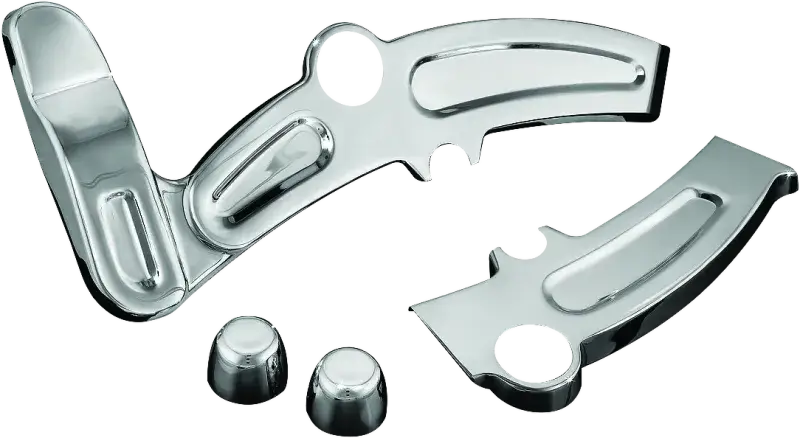 Kuryakyn Boomerang Frame Covers 08-17 Softails Chrome kur7773