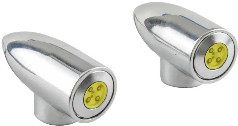 Lightning Bullets Chrome White Marker/Amber Turn Signal wps-827-05702