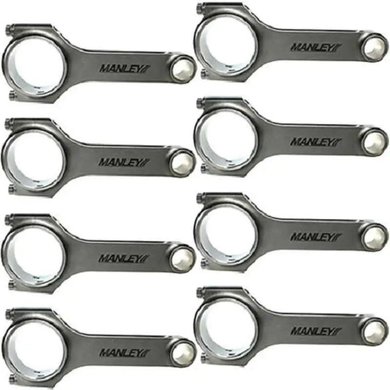 Manley Chevy Small Block LS-1 6.125in H Beam w/ ARP 2000 Connecting Rod Set 14051r-8