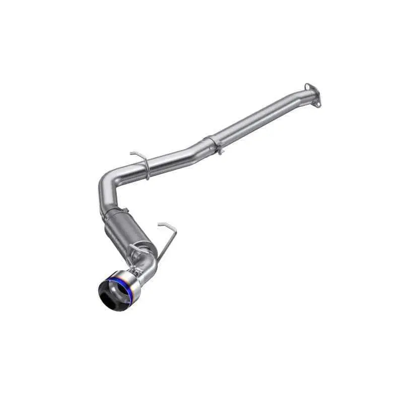 MBRP 12-22 Subaru BRZ 17-22 Toyota GR86 Stainless Steel 3in Cat-Back-Single Rear Exit w Burnt Tip s48063be