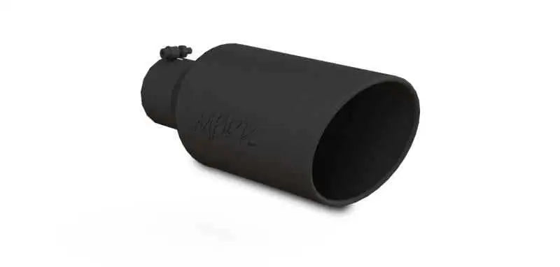 MBRP Universal Exhaust Tip 7in O.D. Rolled End 4in Inlet 18in Length - Black t5126blk