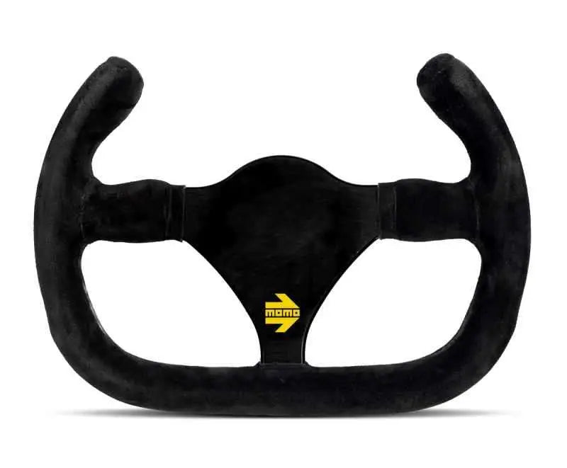 Momo MOD27/C Steering Wheel 270 mm - Black Suede/Black Spokes r1925c-27s