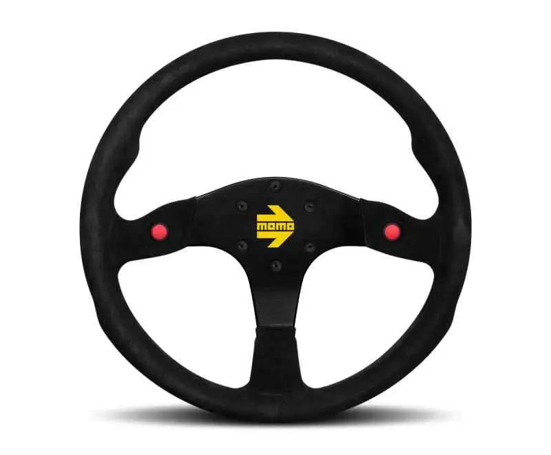 Momo MOD80 Steering Wheel 350 mm - Black Suede/Black Spokes r1980-35s