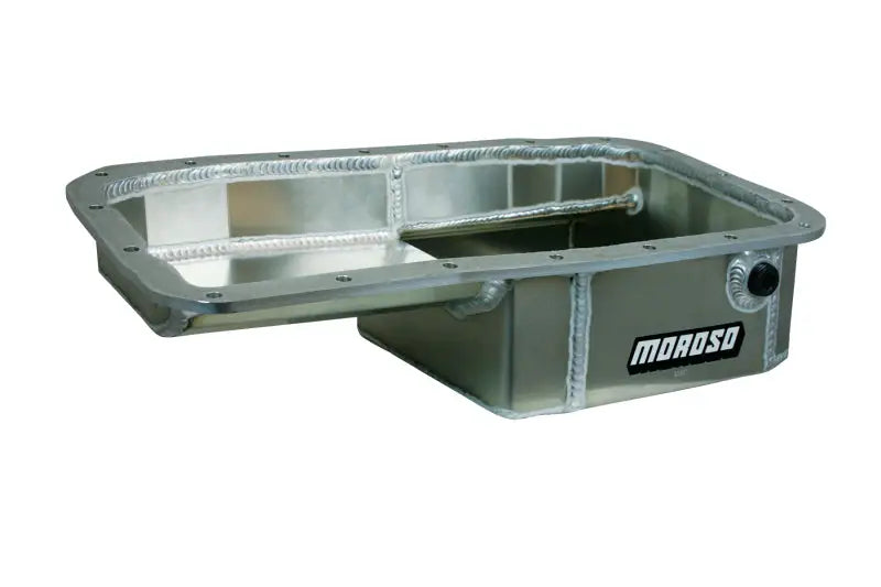 Moroso Acura/Honda 1.6L B16A3 Kicked Out Drag Race Baffled 5qt 5-5/8in Aluminum Oil Pan mor20901