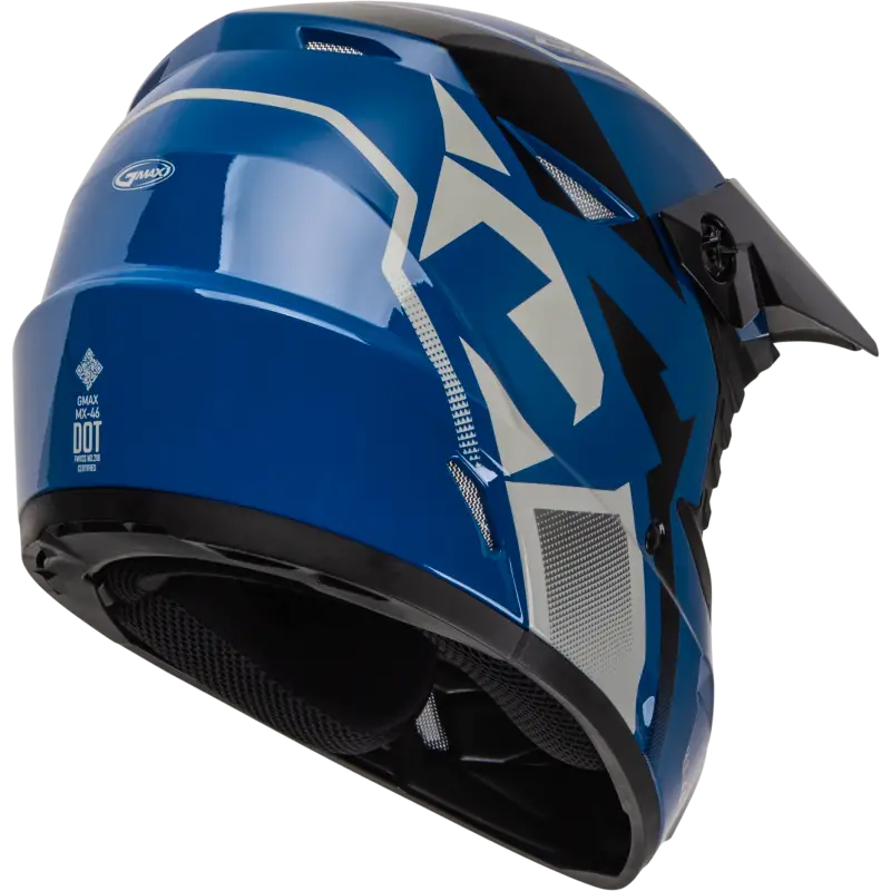 Mx 46 Compound Helmet Blue/Black/Grey Ys wps-72-6710ys