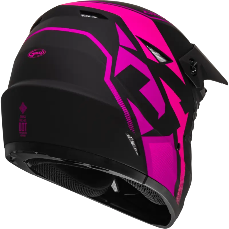 Mx 46 Compound Helmet Matte Black/Pink Md wps-72-6738m