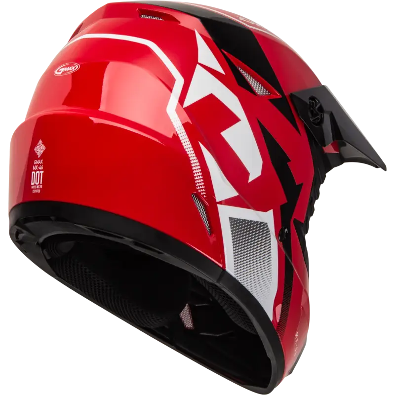 Mx 46 Compound Helmet Red/Black/White Yl wps-72-6711yl