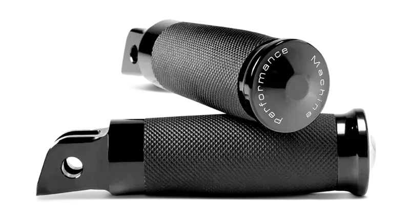 Performance Machine Footpegs ContourRider - Black Ano pfm0035-1235m-b