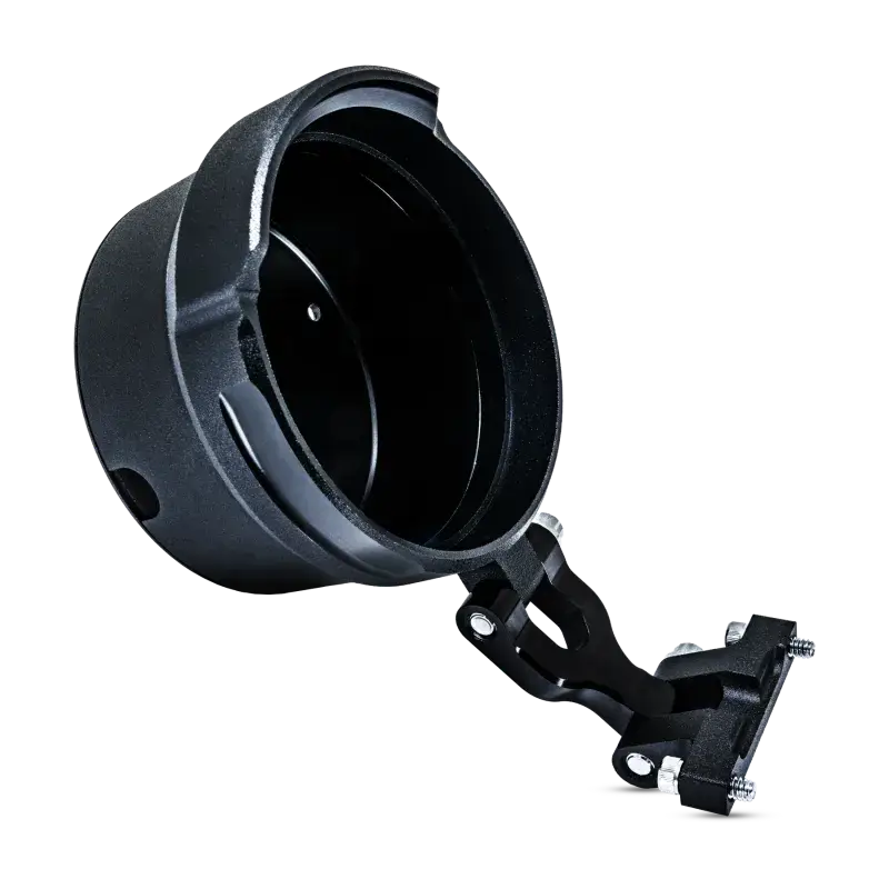 Performance Machine Round Gauge Relocation Kit - Black Ops pfm0208-2192-smb