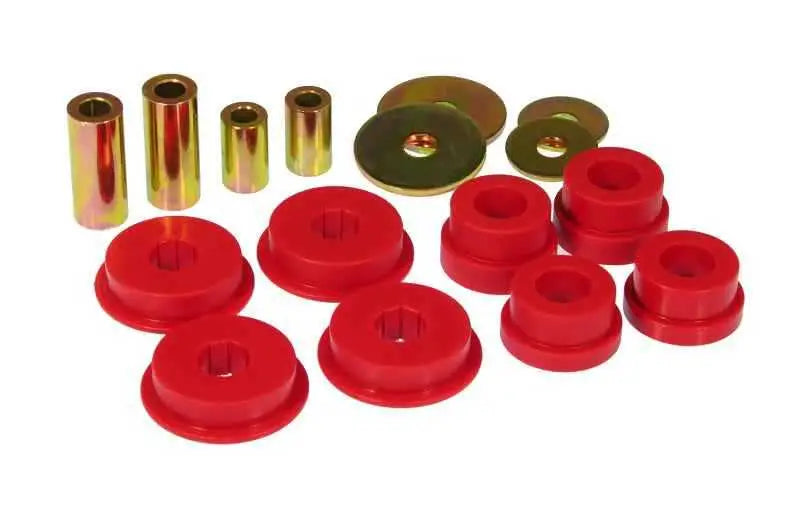 Prothane Mitsubishi Evo 8 Diff/Mustache Bar Bushings - Red 13-1610
