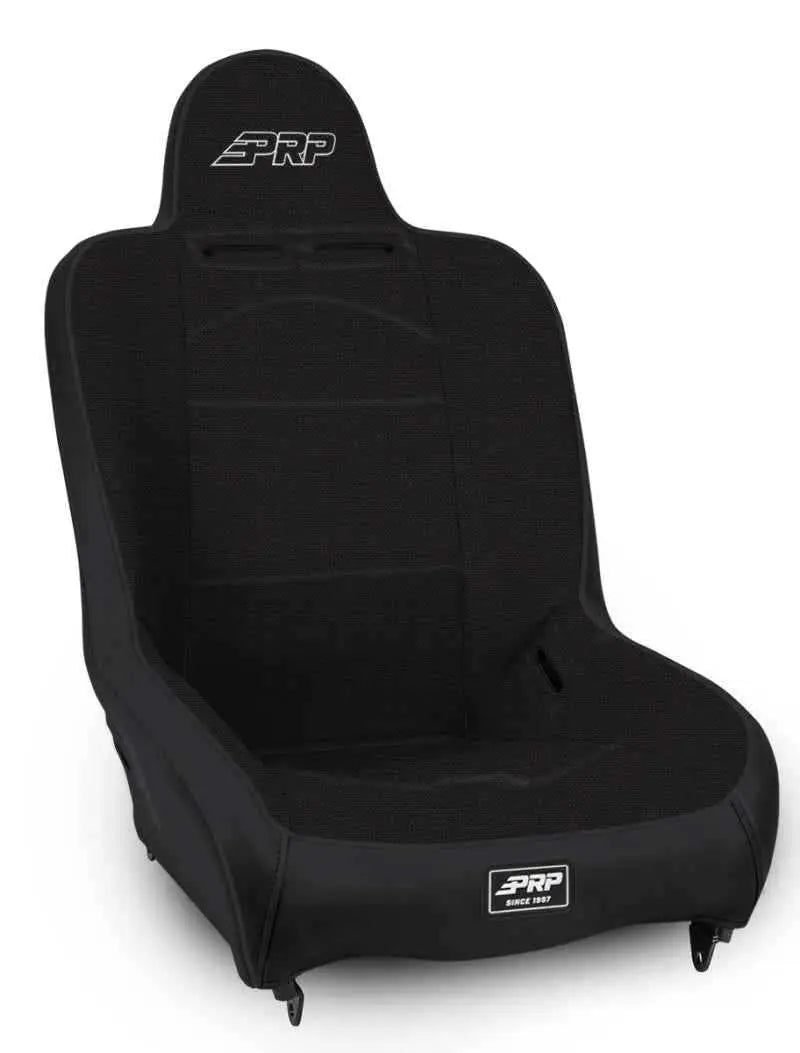 PRP Premier High Back Suspension Seat (Two Neck Slots) - All Black a100110-50
