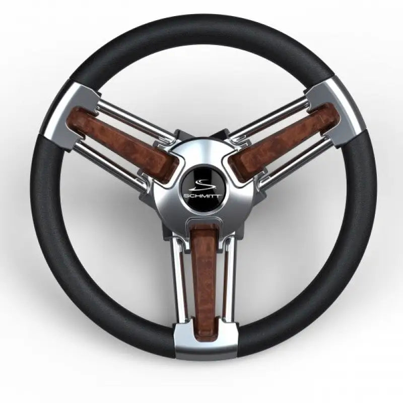 PU105111-04R Schmitt/Onga Burano Steering Wheel Black / Burl s9apu10511104