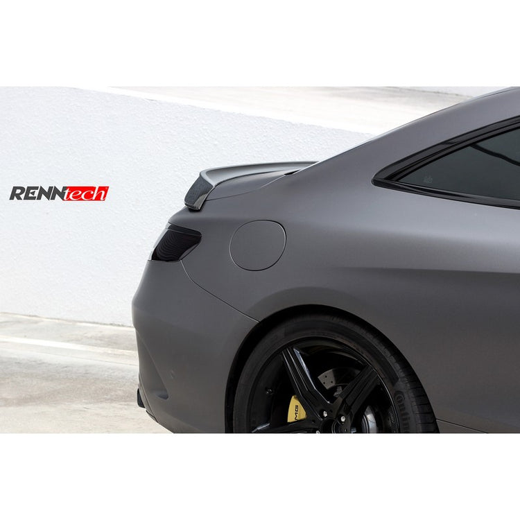 RennTech Aero Carbon Fiber Decklid Spoiler For Mercedes-Benz C217 S 560 Biturbo