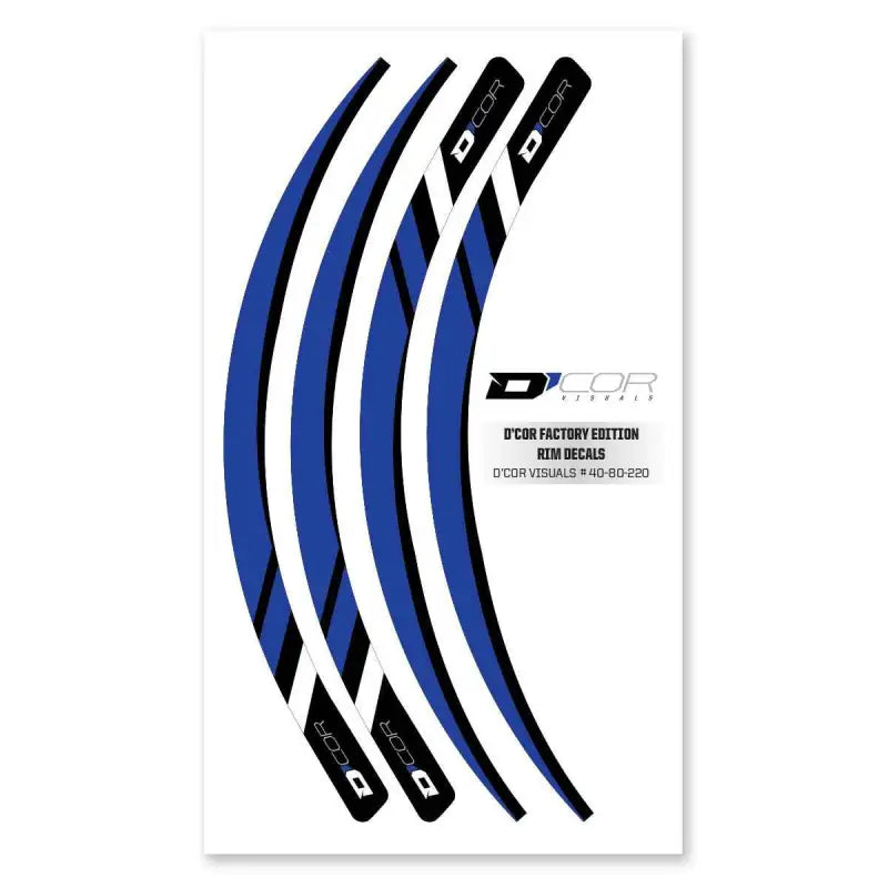 Rim Decals Blue 4 Pc Set Blu Rim Decals 4 Pc Set wps-862-80220