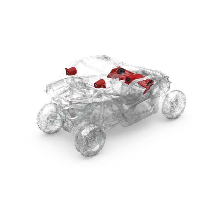 Rockford Fosgate 17+ Can-Am X3 Stage-2 Audio System (Gen-3) rocx317-stg2