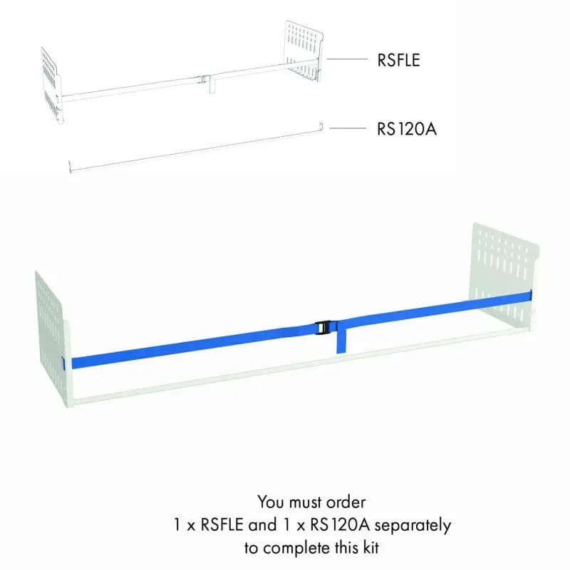 RS120A Rolacase Storage Floor Enclosure 12-Series rolrs120a