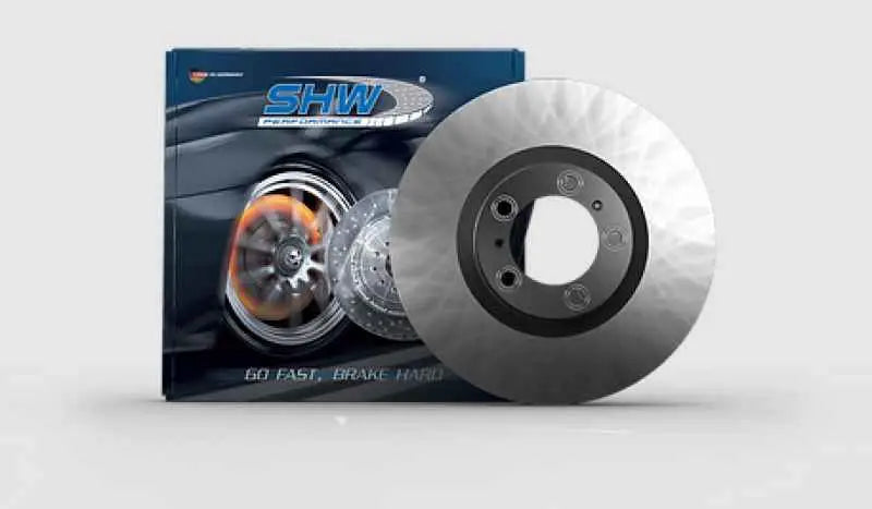 SHW 17-18 Audi A4 Allroad Premium 2.0L Rear Smooth Monobloc Brake Rotor arx34816