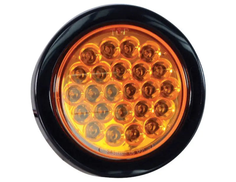 SL40AR Buyers Prod Light Strobe 4In Round Amber (24) b83sl40ar