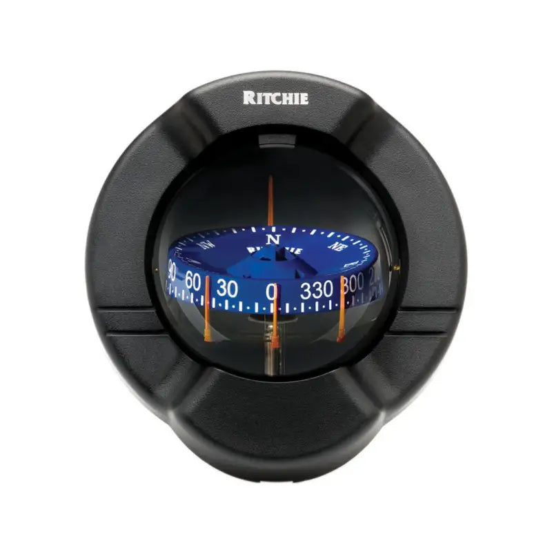 SR-2 Ritchie Navi Compass Bulkhead 3.75'Combi Black ritsr2