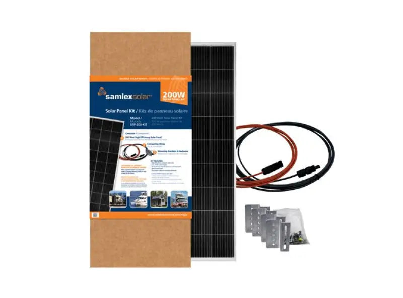 SSP-200-KIT Samlex Amer 200 Watt Solar Panel Kit s6assp200kit