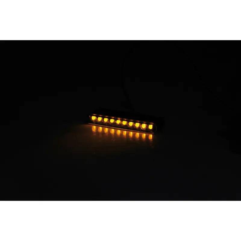 Stripe Sequential Turn Signal Pair Smoked Lens Black wps-58-2104