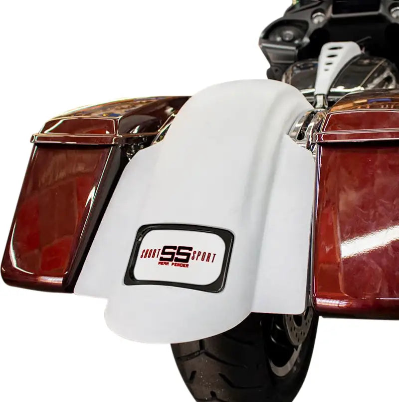 Swoop Short Sport Rear Fender W/Black Plate Frame wps-827-05770