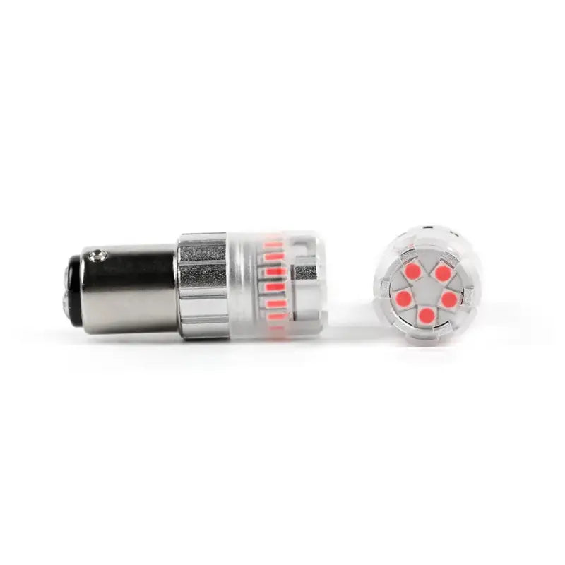 Tail Light Bulb - LED 1157 Philips 3020 High Power LED; Red; 600 Lumens; 9 To 18 Volt DC; Set Of 2 alt3117r