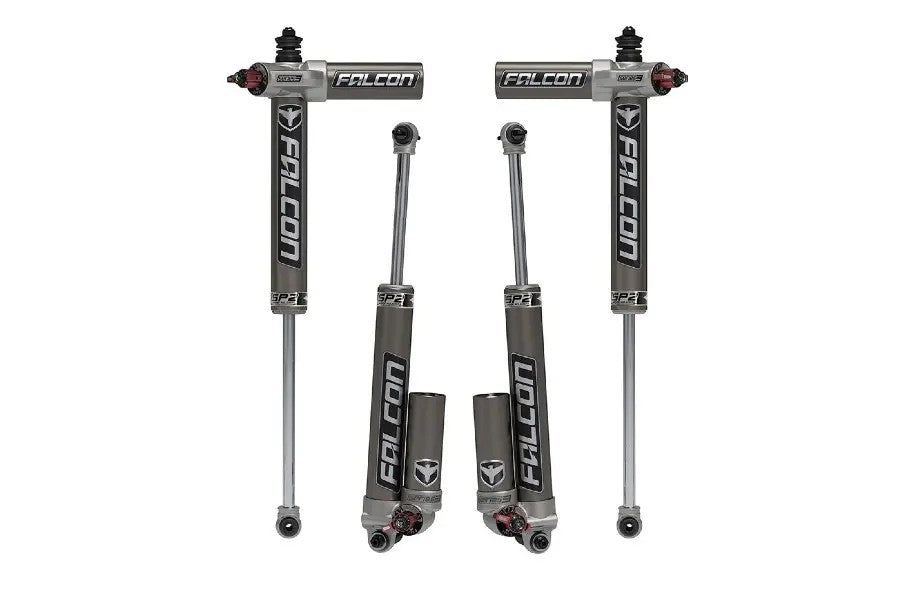 Jeep Wrangler JK 4-Door Terafex Falcon SP2 3.3 Fast Adjust Piggyback Shock Kit 1.5–2.5in Lift
