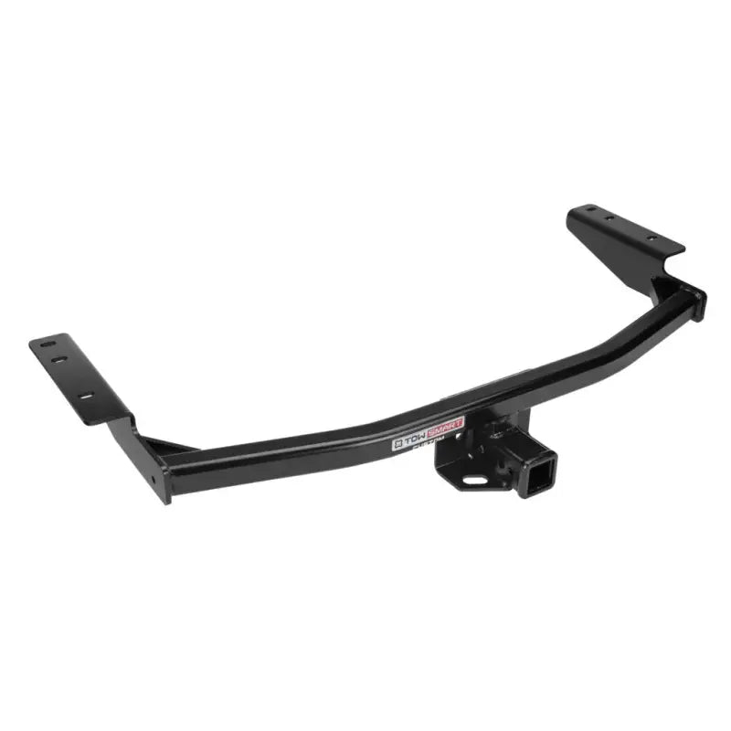 Trailer Hitch Rear Class III; Square Tube Welded; 2 Inch Receiver; 4000 Pound Weight Carrying Capacity/ 600 Pound Tongue Weight; 5000 Pound Weight Distributing Capacity/ 600 Pound Weight Distributing Tongue Weight; Matte Black; Powder Coated; Carbon Steel