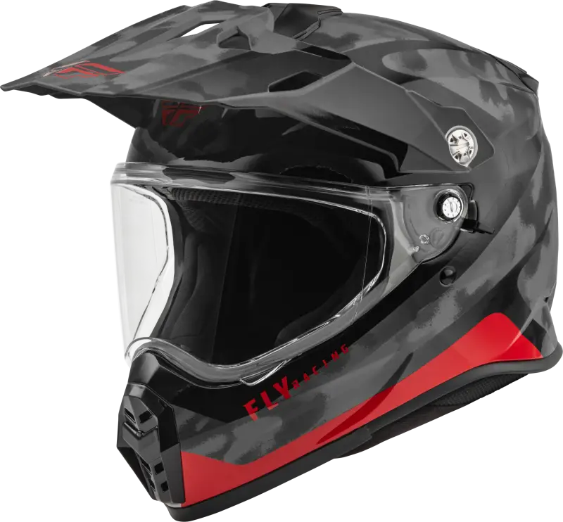 Trekker Pulse Helmet Black Camo/Red Md wps-73-7025m