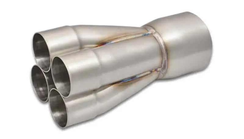 Vibrant 4-1 SS Merge Collectors (2-1/4in Inlet Slipover ID 4in Merge Outlet OD) - Sold Individually 10317
