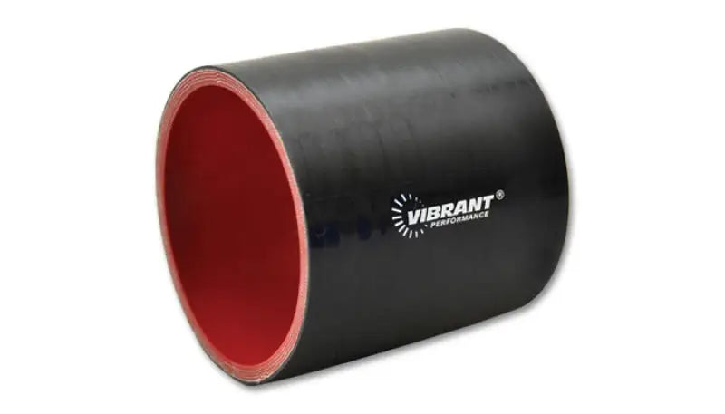 Vibrant Silicone Straight Hose Coupler 1.125in ID x 3.00in Long - Gloss Black - 19810 vib19810
