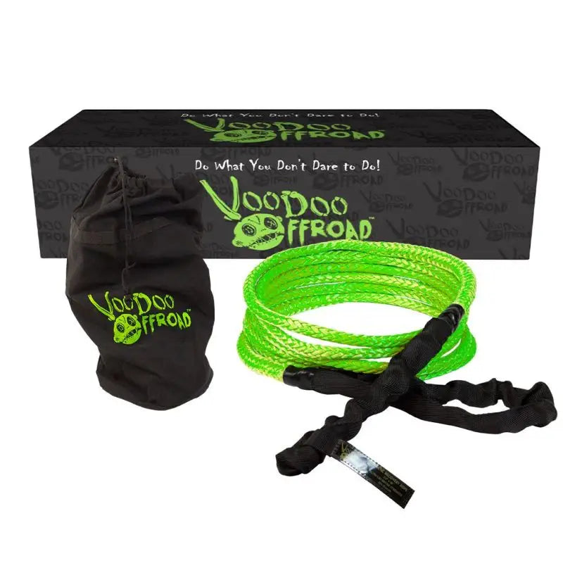 Voodoo Offroad 2.0 Santeria Series 1/2in x 20 ft Kinetic Recovery Rope for UTV - Green - 1300007A voo1300007a