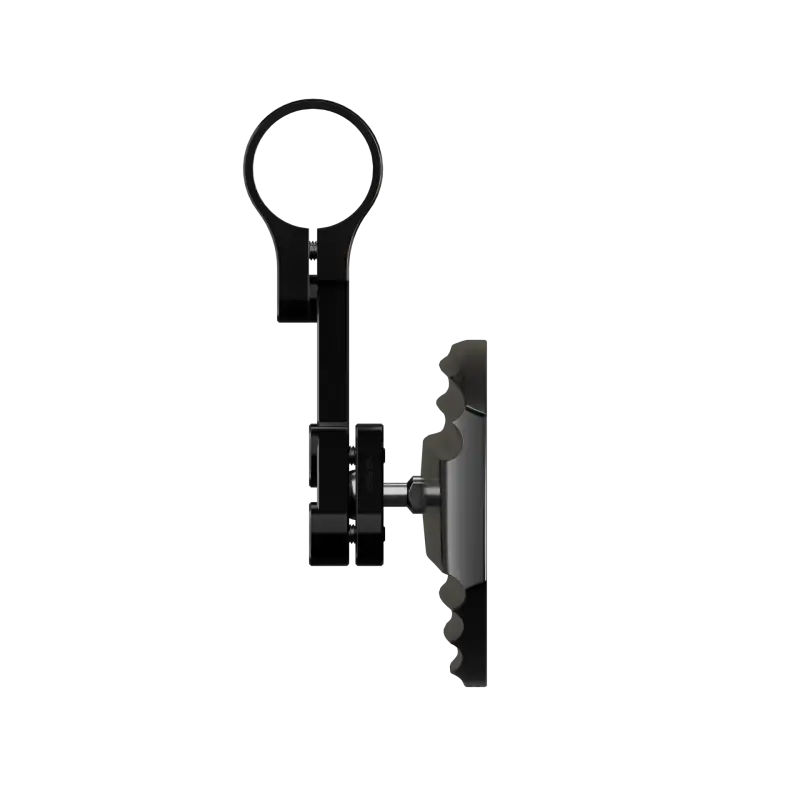 Wave Bar End Mirror Pair Black wps-58-2213