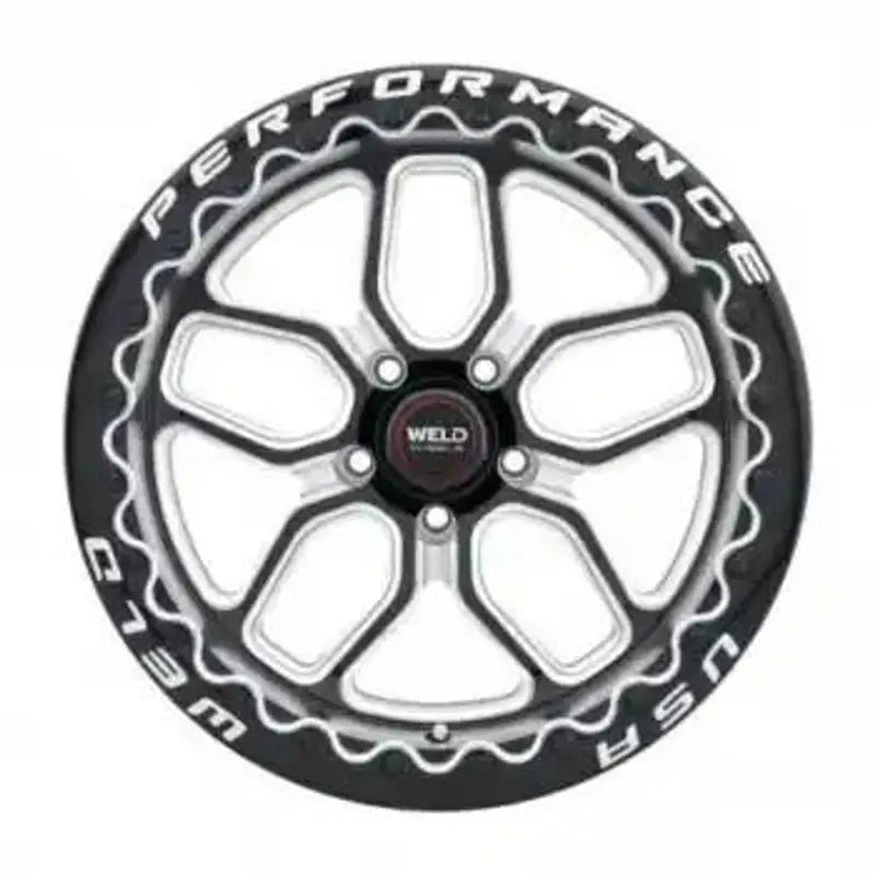 Weld Racing 17x10 Laguna Drag 5x120 ET42 BS7.2 Gloss BLK MIL DIA 78.1 - S15270022P42 wels15270022p42